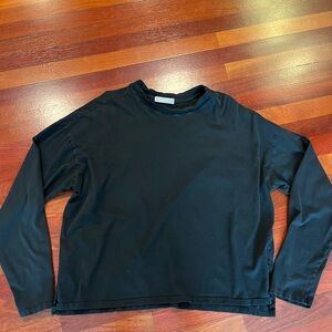Electric & Rose Black Long Sleeve Tee Shirt Large